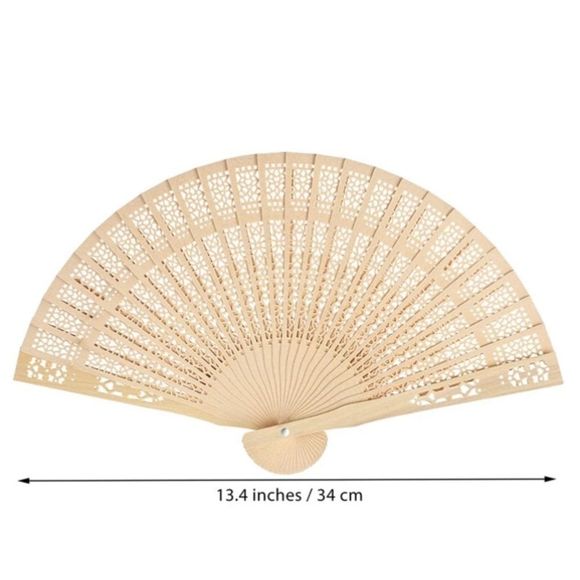 Sandalwood handheld fan - Picture 5 of 5